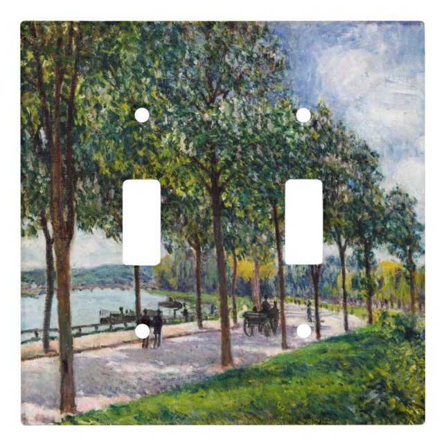 Alfred Sisley - Allee of Chestnut Trees Light Switch Cover (Front)