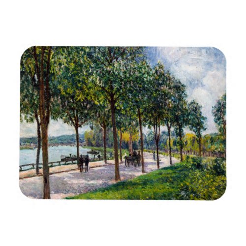 Alfred Sisley _ Allee of Chestnut Trees Magnet