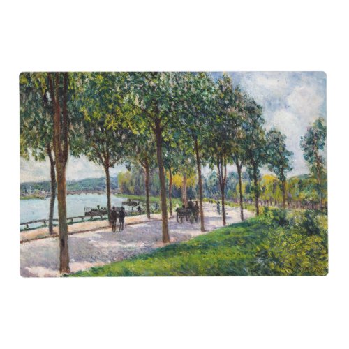 Alfred Sisley _ Allee of Chestnut Trees Placemat