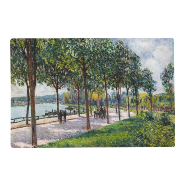 Alfred Sisley - Allee of Chestnut Trees Placemat (Front)