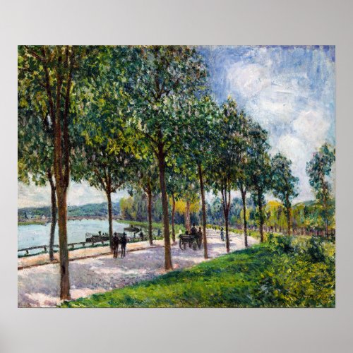 Alfred Sisley _ Allee of Chestnut Trees Poster