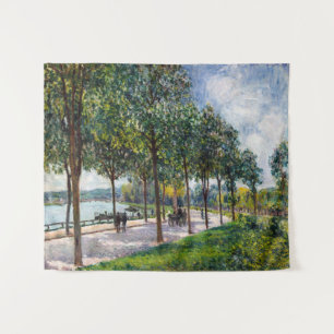 Alfred Sisley - Allee of Chestnut Trees Tapestry
