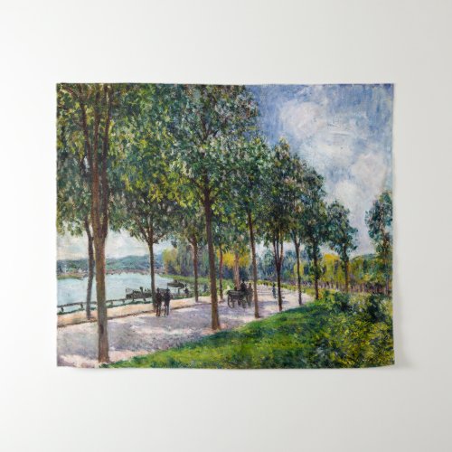 Alfred Sisley _ Allee of Chestnut Trees Tapestry
