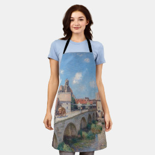 Alfred Sisley artwork - Le Pont de Moret Apron