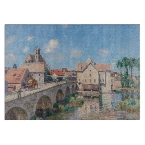 Alfred Sisley artwork _ Le Pont de Moret Cutting Board