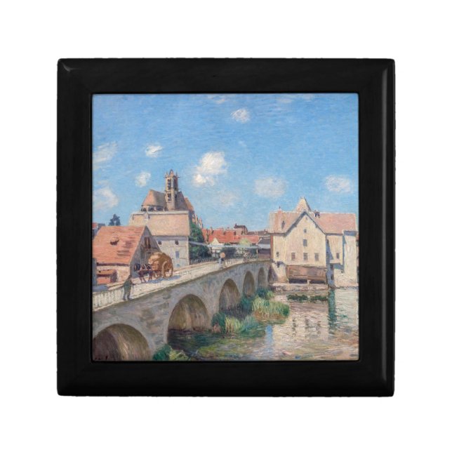 Alfred Sisley artwork - Le Pont de Moret Gift Box (Front)
