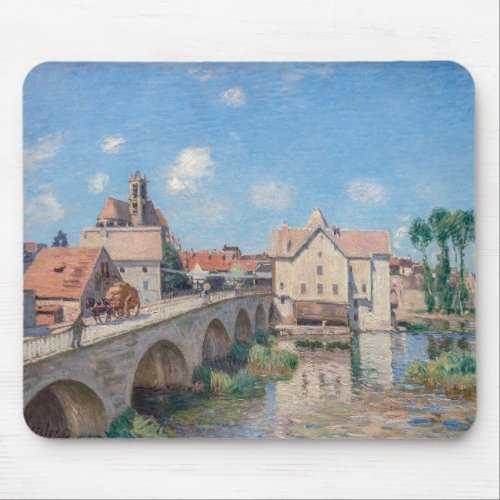 Alfred Sisley artwork _ Le Pont de Moret Mouse Pad