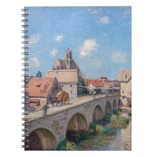 Alfred Sisley artwork _ Le Pont de Moret Notebook