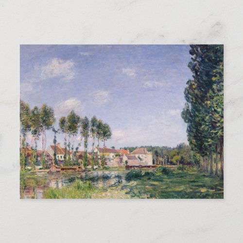 Alfred Sisley  Banks of the Loing at Moret Postcard