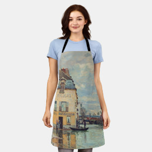 Alfred Sisley - Flood at Port-Marly 1872 Apron