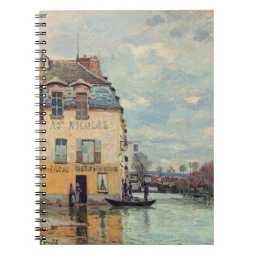 Alfred Sisley _ Flood at Port_Marly 1872 Notebook