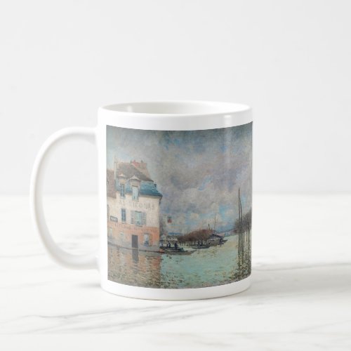 Alfred Sisley _ Flood at Port_Marly 1876 Coffee Mug