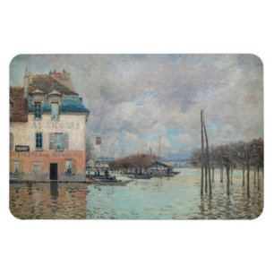 Alfred Sisley - Flood at Port-Marly 1876 Magnet