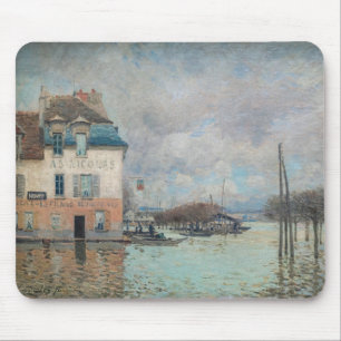 Alfred Sisley - Flood at Port-Marly 1876 Mouse Pad