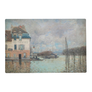 Alfred Sisley - Flood at Port-Marly 1876 Placemat