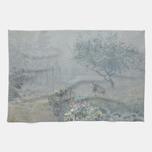 Alfred Sisley _ Fog Voisins Kitchen Towel