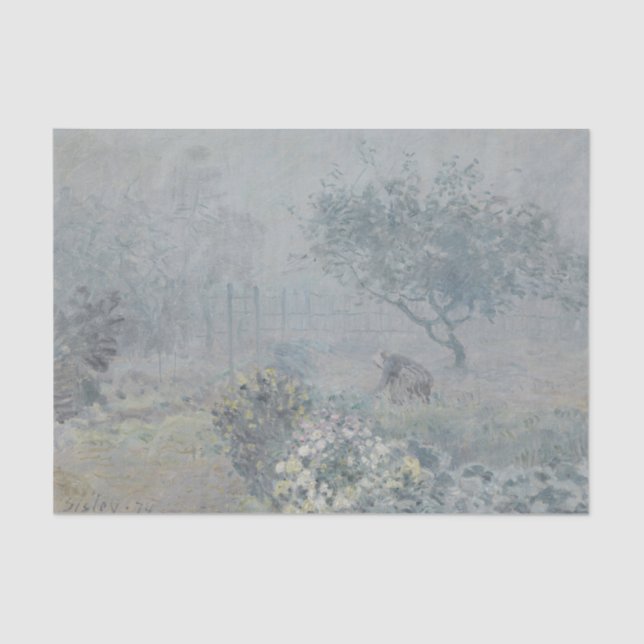 Alfred Sisley - Fog, Voisins Tissue Paper (Front)