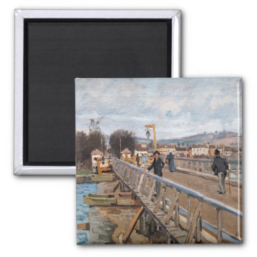 Alfred Sisley _ Footbridge at Argenteuil Magnet