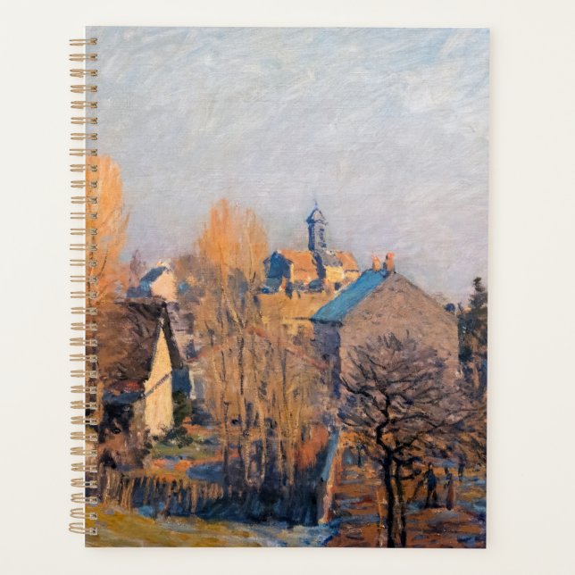 Alfred Sisley - Frosty Morning in Louveciennes Planner (Front)