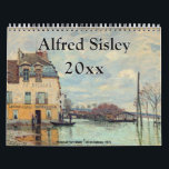 Alfred Sisley Masterpieces Selection Calendar<br><div class="desc">A selection of impressionist paintings from Alfred Sisley</div>