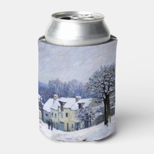 Alfred Sisley _ Place Chenil in Marly Snow Effect Can Cooler