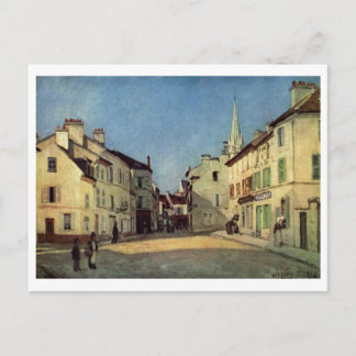 Alfred Sisley - Platz in Argenteuil 1872 Oil Print Postcard