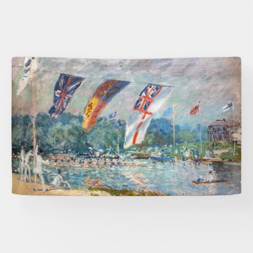 Alfred Sisley _ Regatta at Molesey Banner