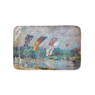Alfred Sisley - Regatta at Molesey Bath Mat