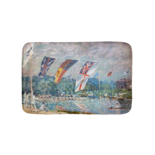 Alfred Sisley _ Regatta at Molesey Bath Mat