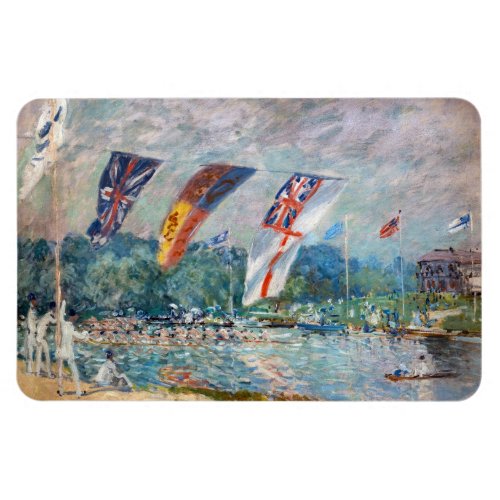 Alfred Sisley _ Regatta at Molesey Magnet