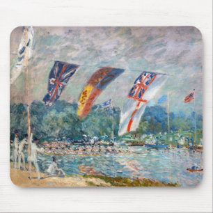 Alfred Sisley - Regatta at Molesey Mouse Pad