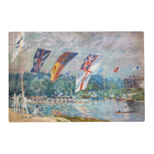 Alfred Sisley - Regatta at Molesey Placemat