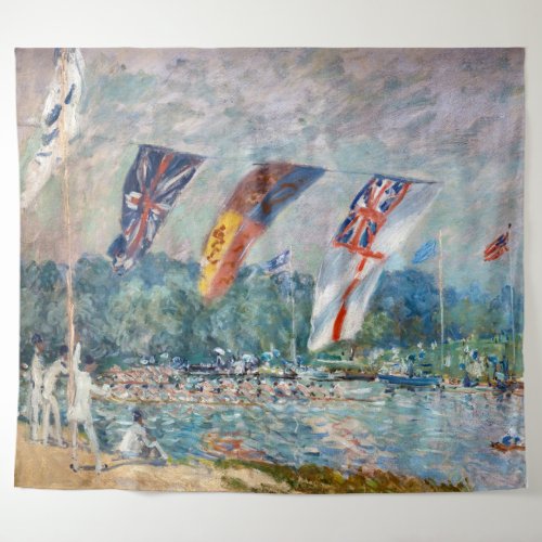 Alfred Sisley _ Regatta at Molesey Tapestry