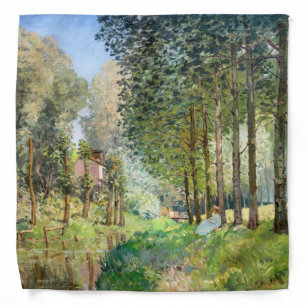 Alfred Sisley - Rest along the Stream Bandana