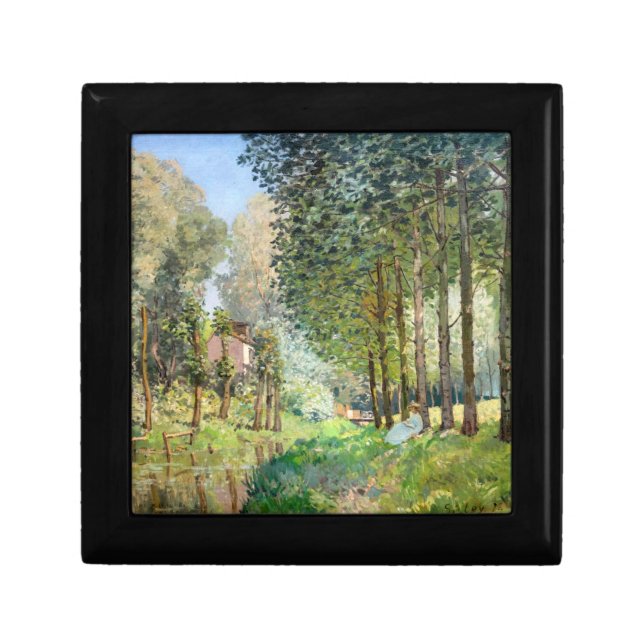 Alfred Sisley - Rest along the Stream Gift Box (Front)