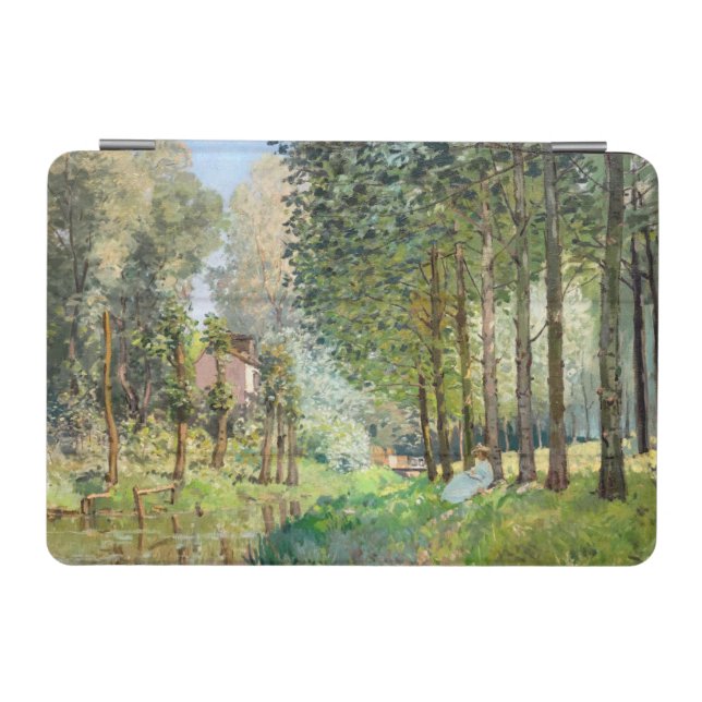 Alfred Sisley - Rest along the Stream iPad Mini Cover (Horizontal)