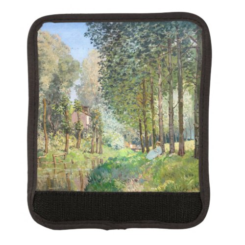 Alfred Sisley _ Rest along the Stream Luggage Handle Wrap