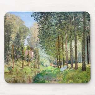 Alfred Sisley - Rest along the Stream Mouse Pad