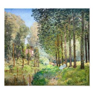 Alfred Sisley - Rest along the Stream Photo Print