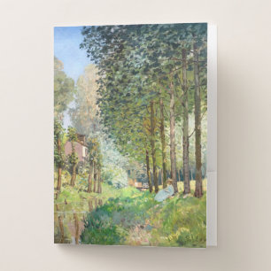 Alfred Sisley - Rest along the Stream Pocket Folder