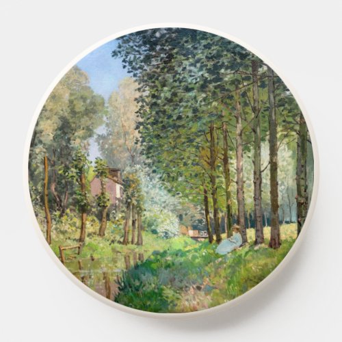 Alfred Sisley _ Rest along the Stream PopSocket