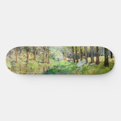 Alfred Sisley _ Rest along the Stream Skateboard