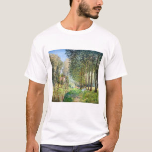 Alfred Sisley - Rest along the Stream T-Shirt