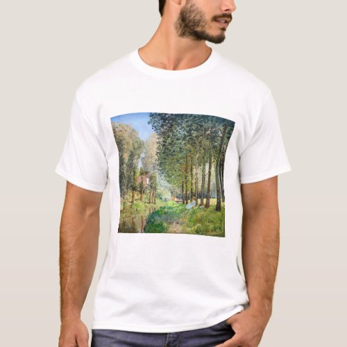 Alfred Sisley _ Rest along the Stream T_Shirt