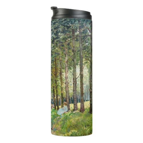 Alfred Sisley _ Rest along the Stream Thermal Tumbler