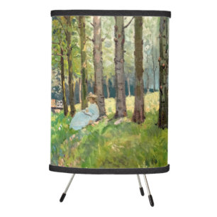 Alfred Sisley - Rest along the Stream Tripod Lamp