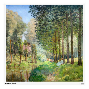 Alfred Sisley - Rest along the Stream Wall Decal