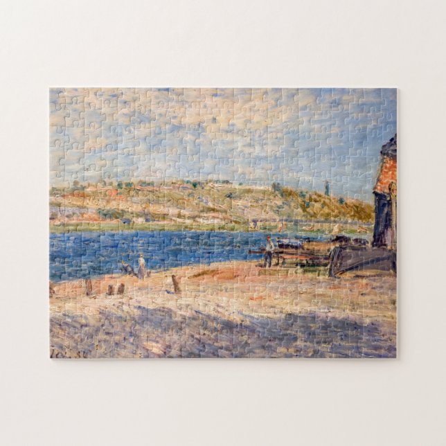 Alfred Sisley - River Banks at Saint-Mammes Jigsaw Puzzle (Horizontal)