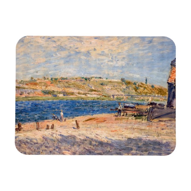 Alfred Sisley - River Banks at Saint-Mammes Magnet (Horizontal)