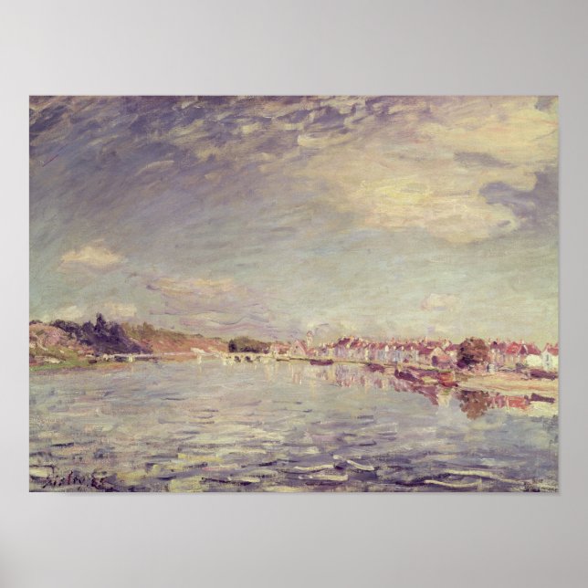 Alfred Sisley | Saint-Mammes Poster (Front)